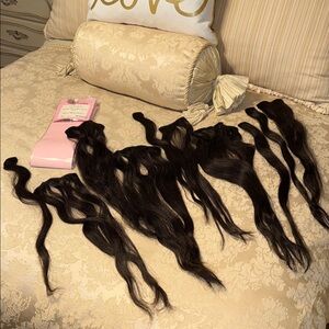 Foxy Locks Natural Black Women’s Hair Extensions - Premium Remy Strands